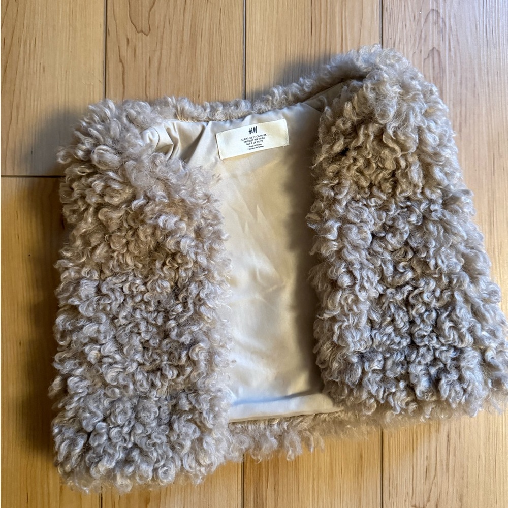 H&M 2T Furry Vest